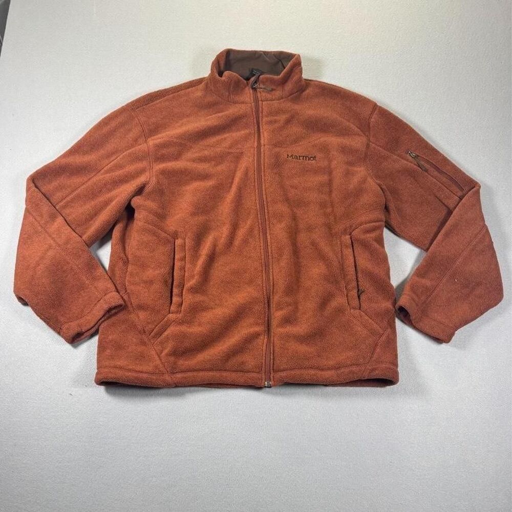 Marmot Men's Orange and Brown Jacket